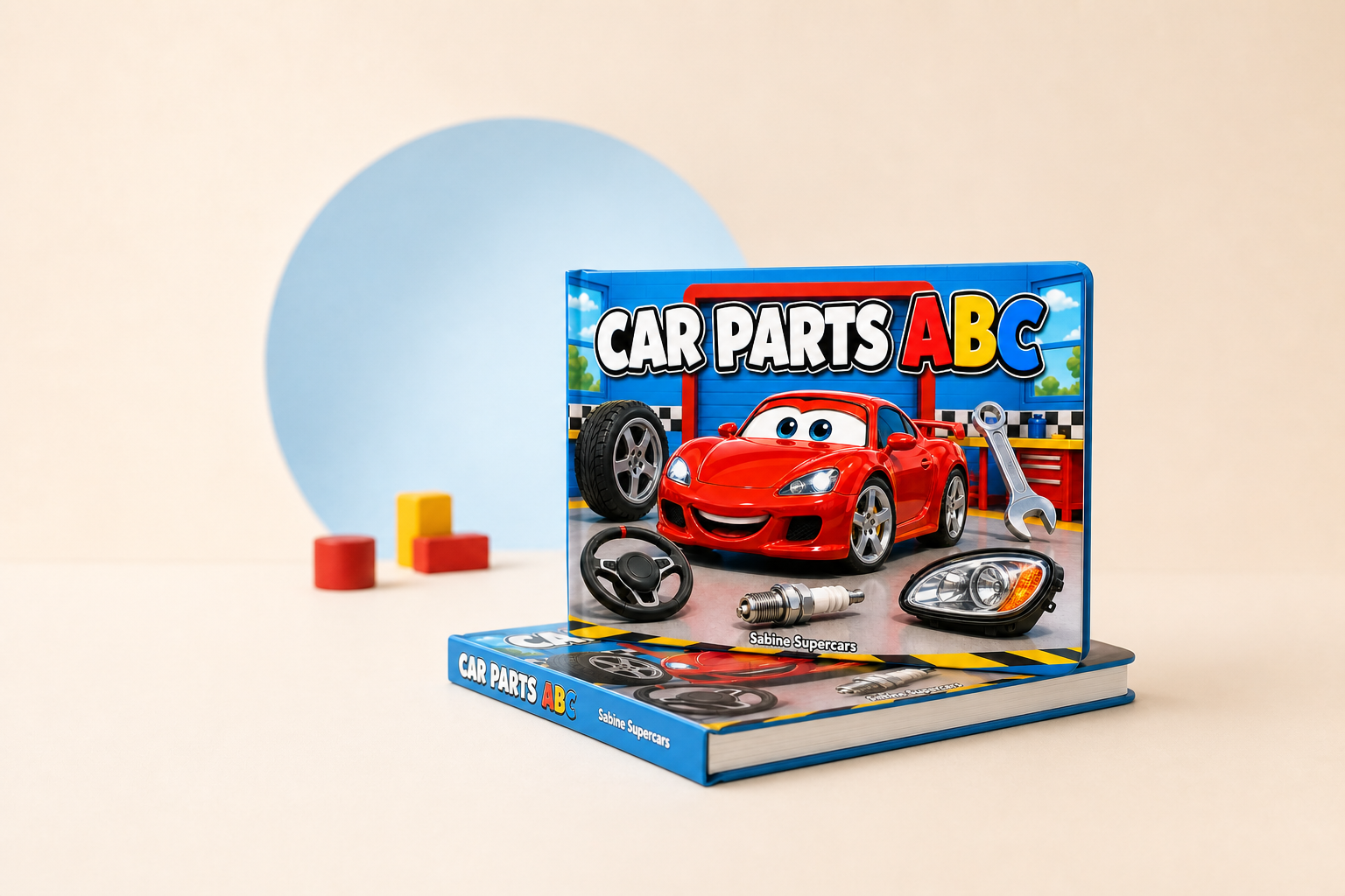 Car Parts ABC hardcover books